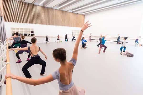 English-National-Ballet-at-London-City-Island-building-with-Harlequin-floor